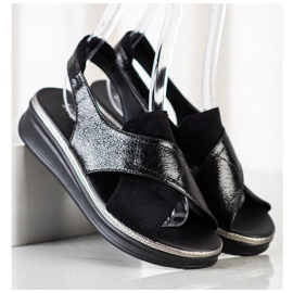 Sandálias Sergio Leone Slip-On preto 1