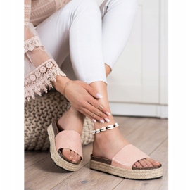 SHELOVET Chinelos na plataforma rosa 2