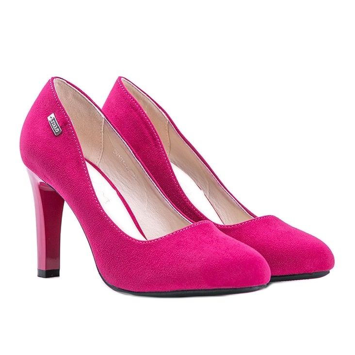 Sapatos rosa em salto agulha Blair 1