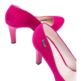 Sapatos rosa em salto agulha Blair 2