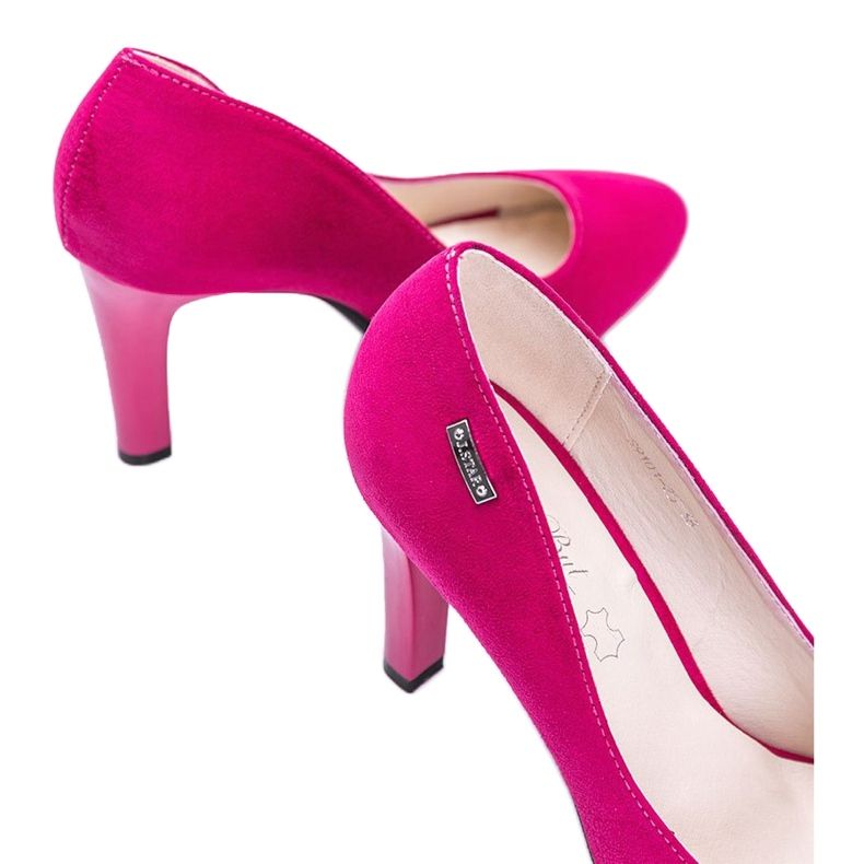 Sapatos rosa em salto agulha Blair 2