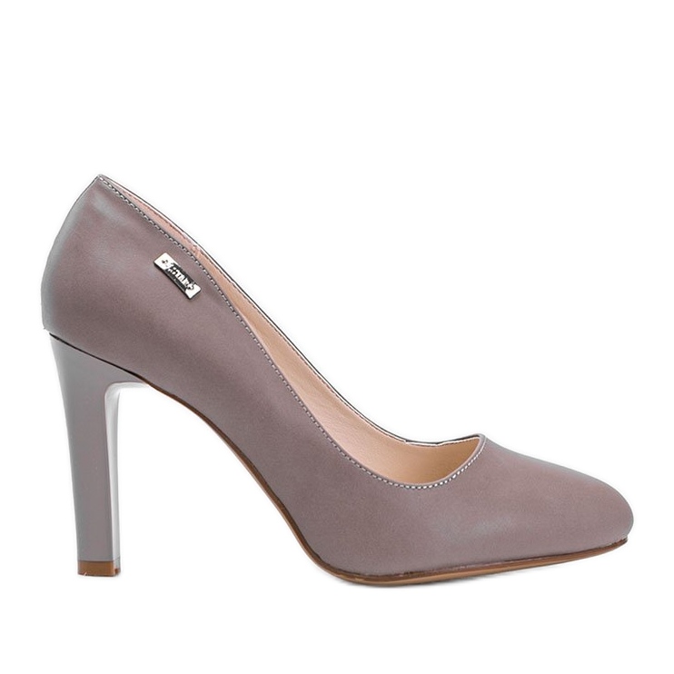 Sapatos bege com salto Taffy castanho 1 Sapatos bege com salto Taffy castanho 1