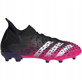 Chuteiras Adidas Predator Freak.1 Fg Jr FW7528 preto 1
