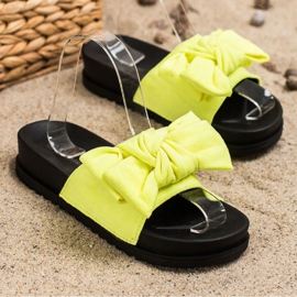 Seastar Chinelos com laço amarelo 1