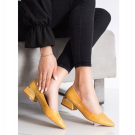 Goodin Estampa de cobra de bombas amarelas amarelo 1