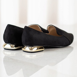 Goodin Bombas com Salto Dourado preto 1