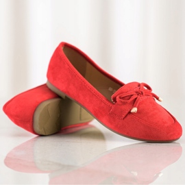 Anesia Paris Mocassins Com Arco vermelho 1