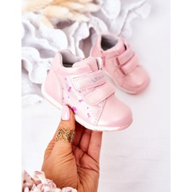 Apawwa Brogues infantis com velcro rosa milo 2 Apawwa Brogues infantis com velcro rosa milo 2