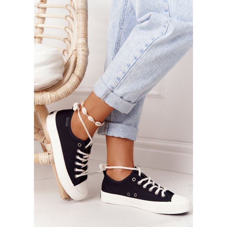 Tênis feminino Big Star FF274184 preto 2