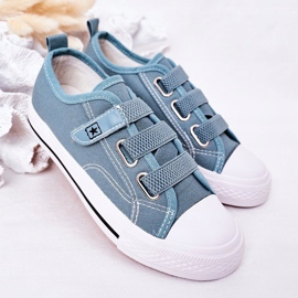 EVE Tênis infantis de velcro Blue Avengers azul 2