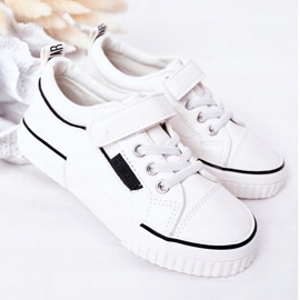 Tênis infantil com velcro Big Star HH374028 branco 1