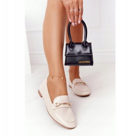 PS1 Mocassins Bege Eloquence Clássicos Femininos 2