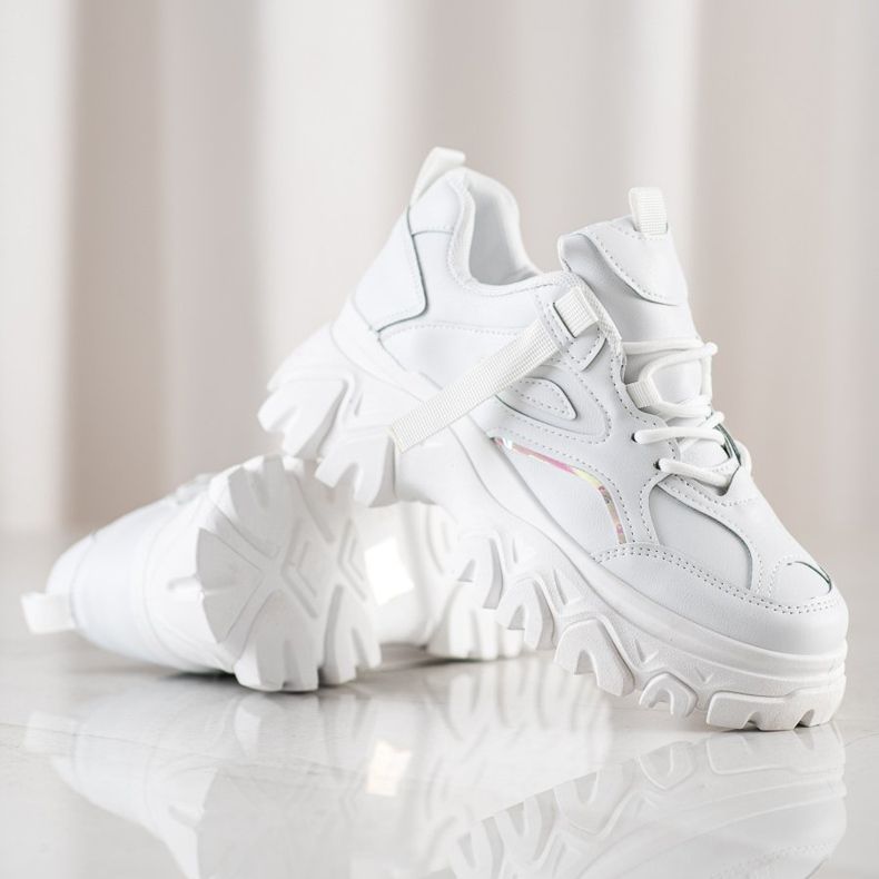 SHELOVET Tênis Moda Branca branco 1