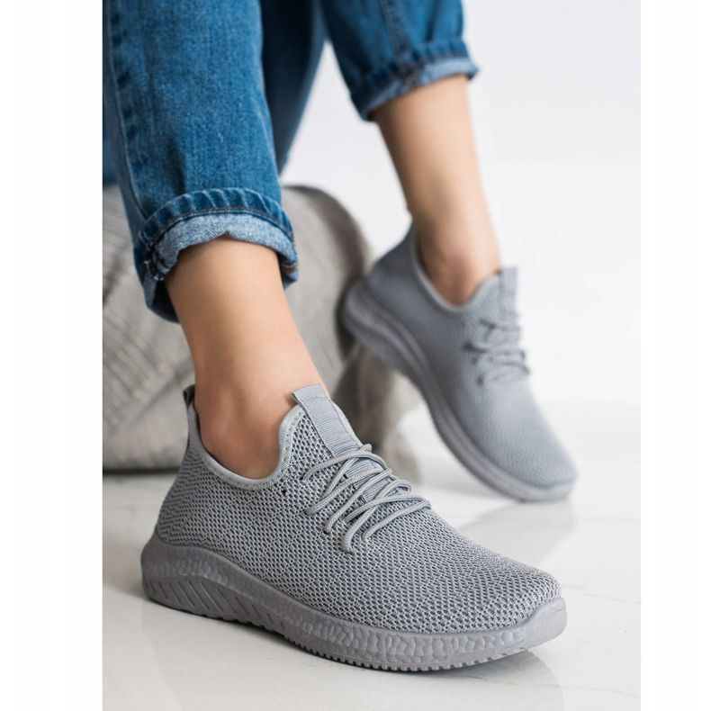 SHELOVET Calçados esportivos têxteis cinza 2