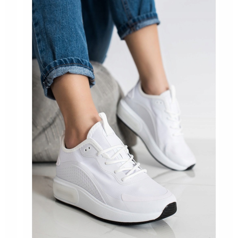 SHELOVET Tênis esportivos na plataforma branco 2