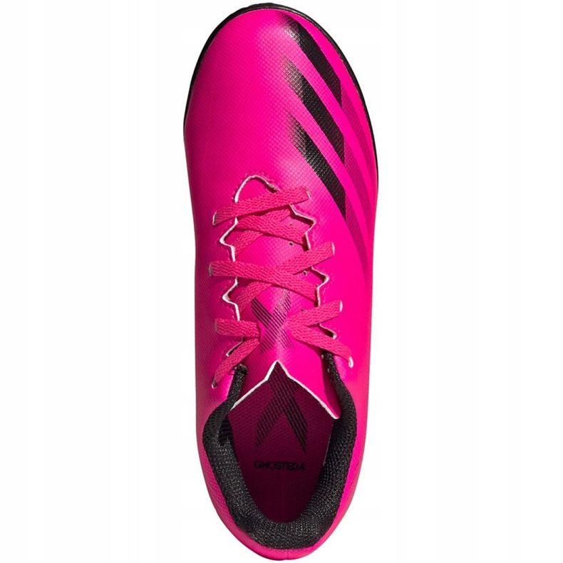 Chuteiras Adidas X Ghosted.4 In Jr FW6922 multicolorido rosa 2 Chuteiras Adidas X Ghosted.4 In Jr FW6922 multicolorido rosa 2