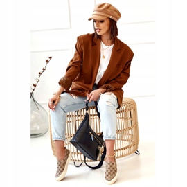 Desafio de tênis feminino deslizando cáqui bege castanho 5