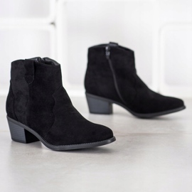 Cm Paris Botas de cowboy clássicas preto 1