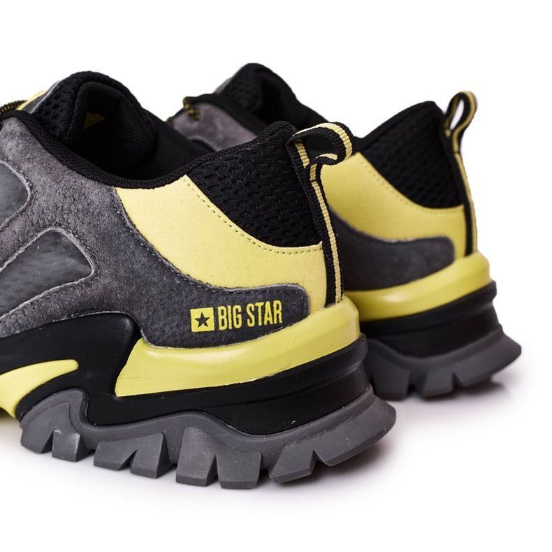 Sapatos esportivos masculinos Memory Foam Big Star HH174278 Preto 1