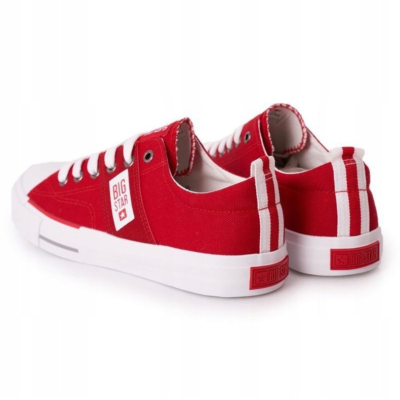 Tênis masculino Big Star HH174040 vermelho branco 1