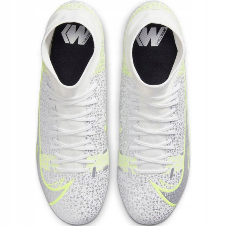 Nike Mercurial Superfly 8 Academy FG / MG M CV0843 107 chuteiras branco 5