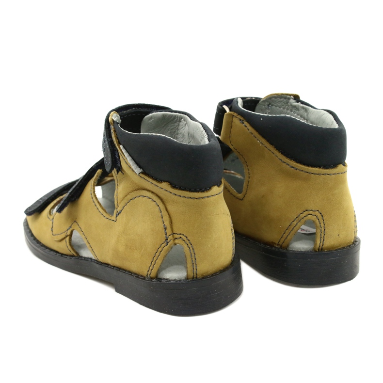 Mazurek Sandálias de couro alto preventivo 291 laranja cinza 2