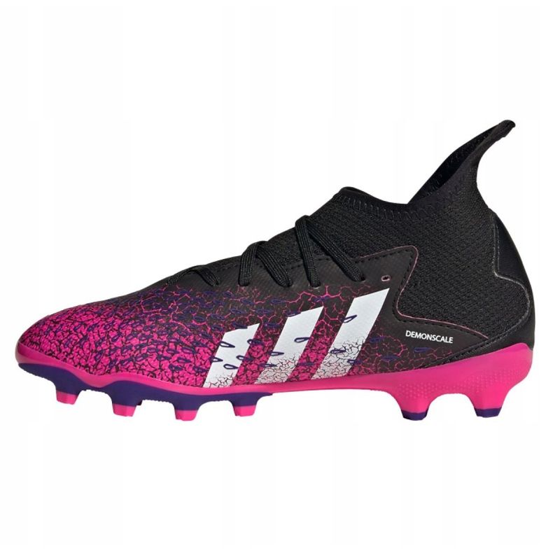 Chuteiras Adidas Predator Freak.3 Mg Jr FW7532 preto, preto, rosa preto 1