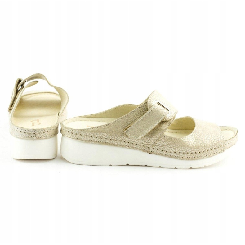 Dolce Pietro Velcro abas 2211 bege prata 4