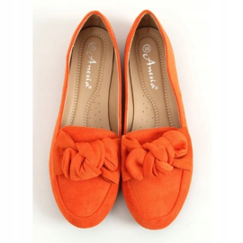 Mocassins laranja com laço 88-382 Orange 1