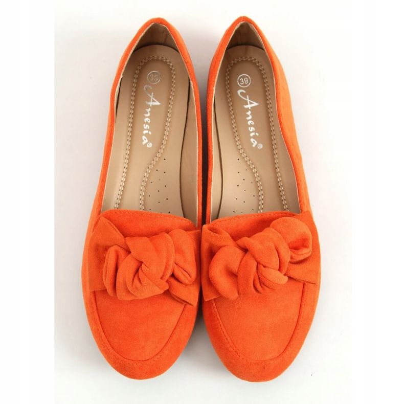 Mocassins laranja com laço 88-382 Orange 1