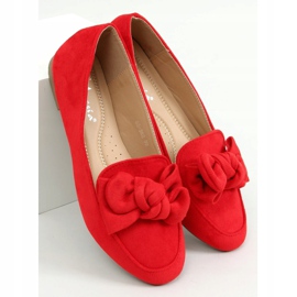 Mocassins com laço vermelho 88-382 Vermelho 1 Mocassins com laço vermelho 88-382 Vermelho 1