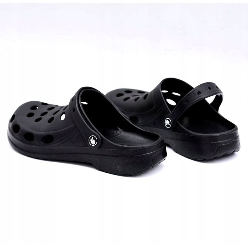 Flameshoes Sandálias Masculinas Black Kroks preto 2