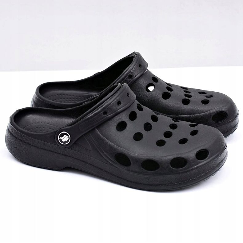 Flameshoes Sandálias Masculinas Black Kroks preto 3