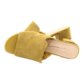 Chinelos Sergio Leone KL313 amarelos 4