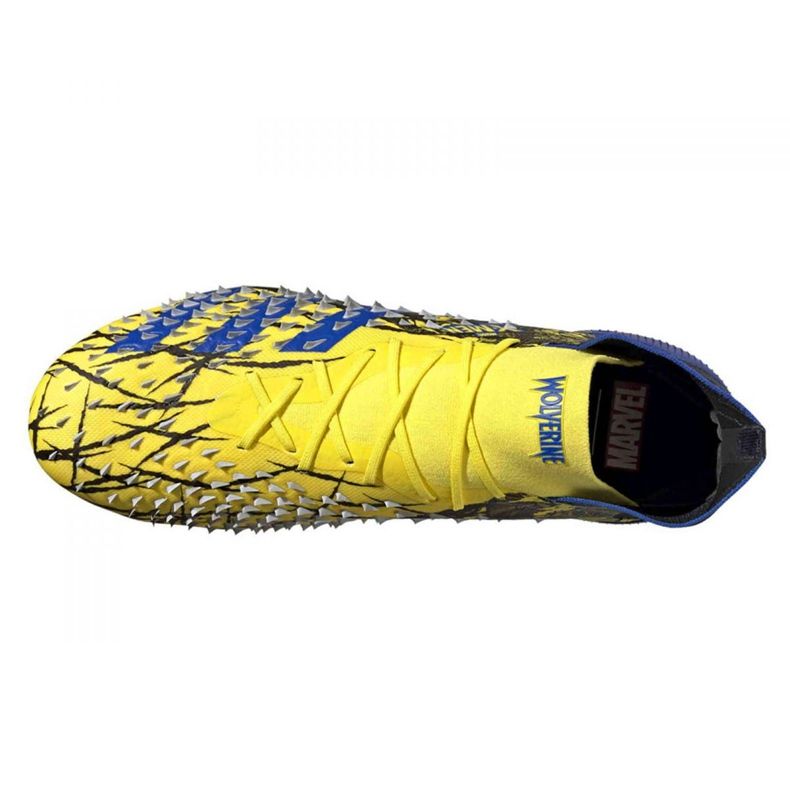 Chuteiras Adidas Predator Freak.1 Fg M FY1119 multicolorido amarelo 2