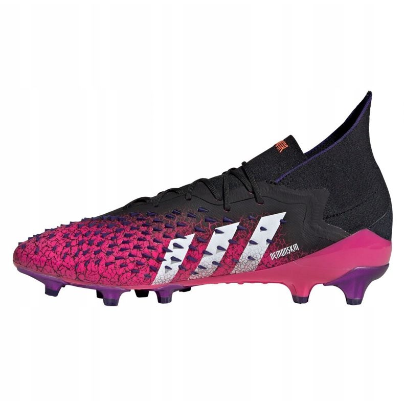 Chuteiras Adidas Predator Freak.1 Ag M FW7242 grafite, preto, violeta preto 1
