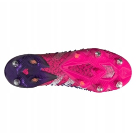 Chuteiras Adidas Predator Freak.1 Low Sg M FW7246 de futebol grafite, preto, roxo preto 2