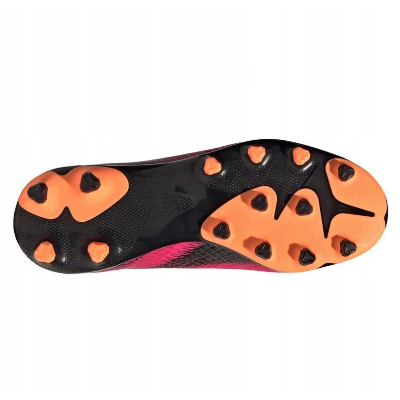 Chuteiras Adidas X Ghosted.3 Mg Jr FY1093 grafite, rosa rosa 2