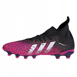 Chuteiras Adidas Predator Freak.3 Mg M FW7515 grafite, preto, roxo preto 1