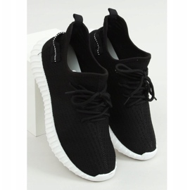 Black 7817 BLACK / WHITE meias calçado desportivo preto 1