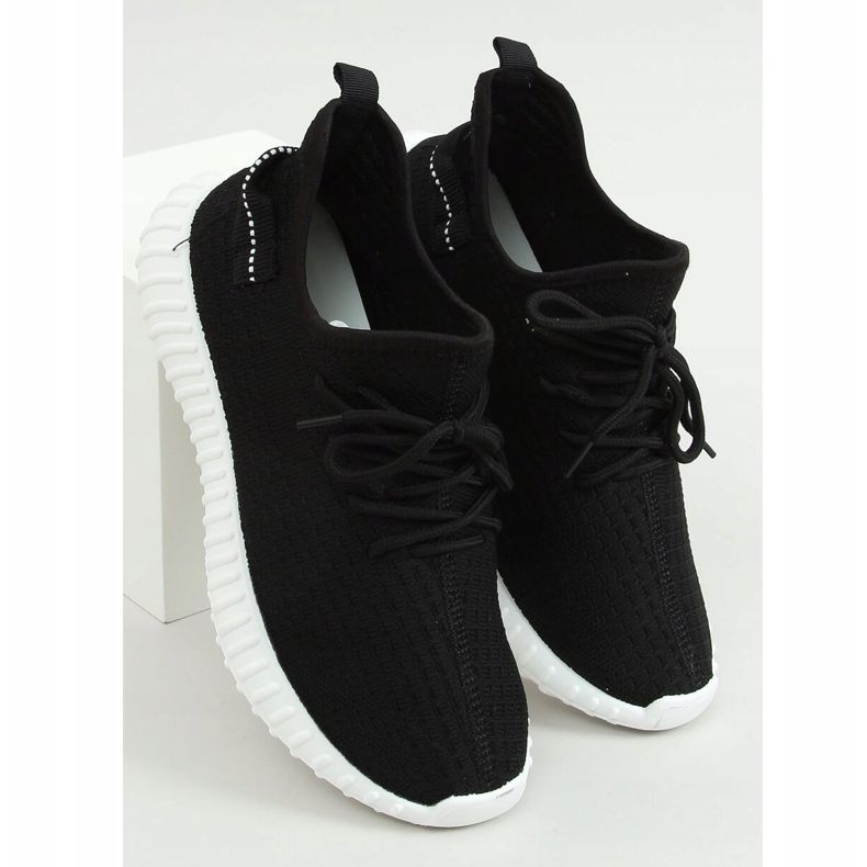 Black 7817 BLACK / WHITE meias calçado desportivo preto 1