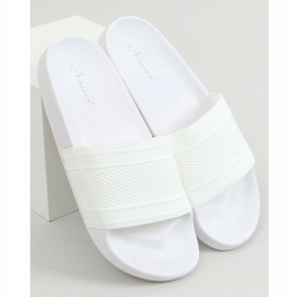 Chinelos de malha branca MU-5 Branco 1