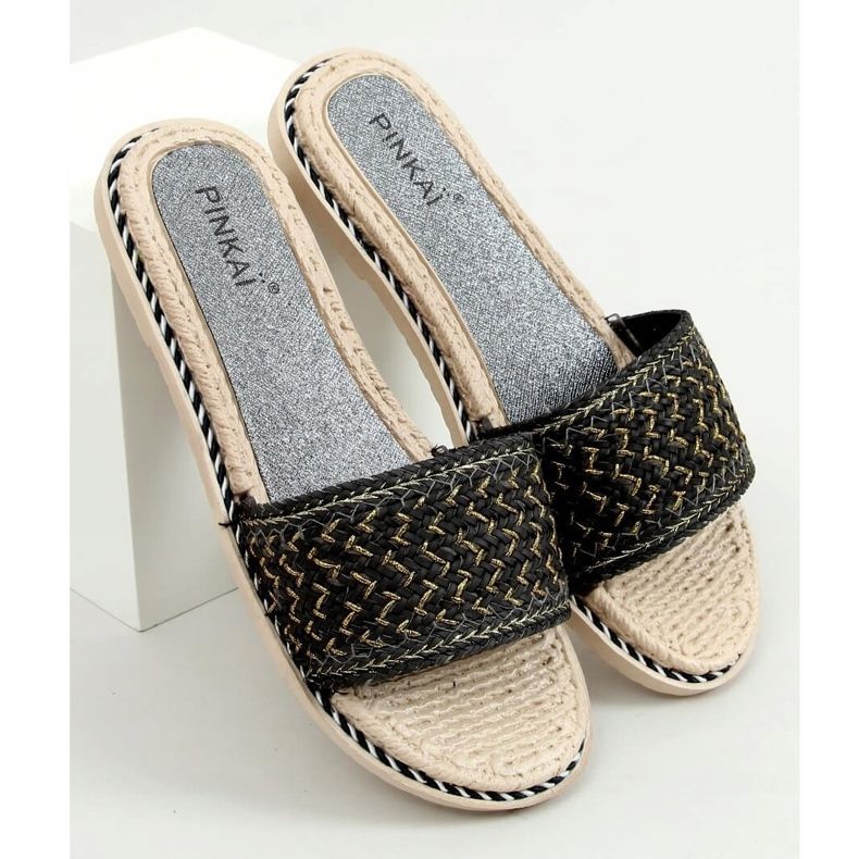 Sapatilhas pretas femininas pretas LS002 pretas preto 1