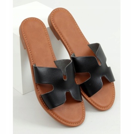 Sapatilhas pretas femininas 55-2 pretas preto 1