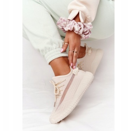 PS1 Sapatos esportivos femininos tênis bege incrível 2