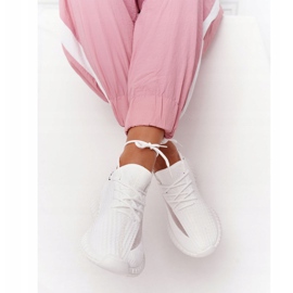 PS1 Tênis feminino esportivo branco incrível 2