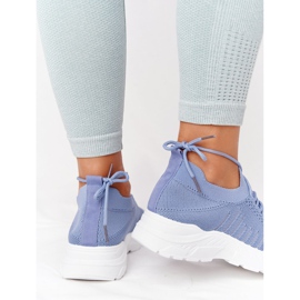 PS1 Calçados esportivos femininos tênis Blue Ruler branco azul 1