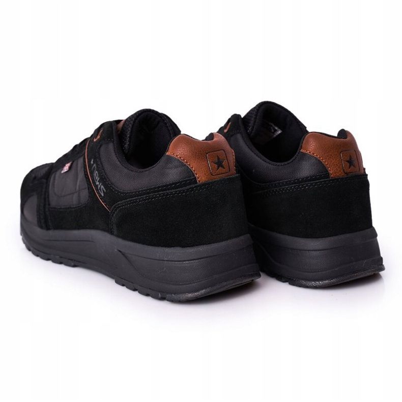 NEWS Tênis masculino esportivo tênis preto Fabian 1