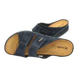 Sapatos femininos Inblu 158D177 azul marinho 5
