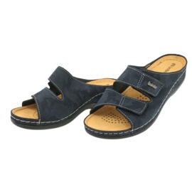 Sapatos femininos Inblu 158D177 azul marinho 3